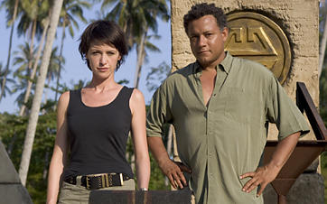 Afbeelding: Presentatie duo Ernst-Paul Hasselbach (Talpa) en Lotte Verlackt (KanaalTwee)